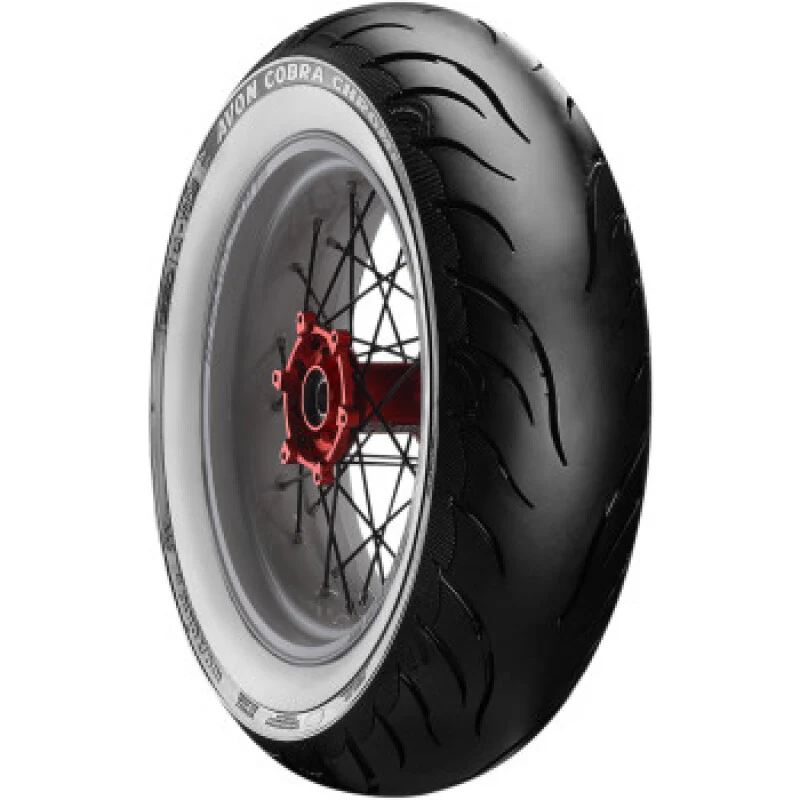 Avon Cobra Chrome AV92 White Sidewall Rear Tire - 170/80-15 83H 1DK - Image 2