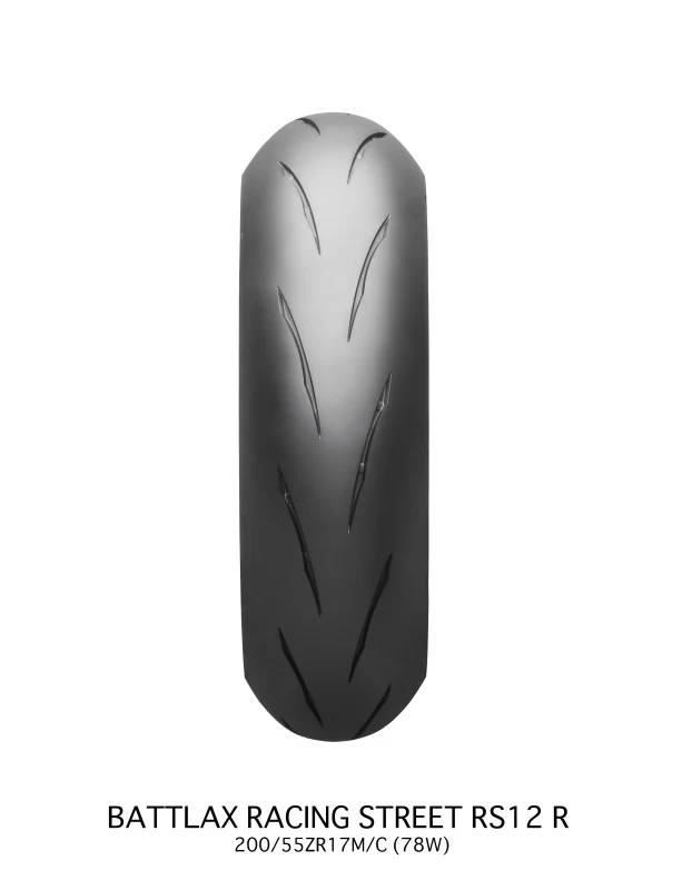 Bridgestone Battlax Racing Street RS12R - 180/55ZR17M/C 73W TL Rear
