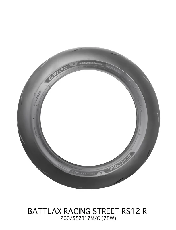Bridgestone Battlax Racing Street RS12R - 180/55ZR17M/C 73W TL Rear - Image 3