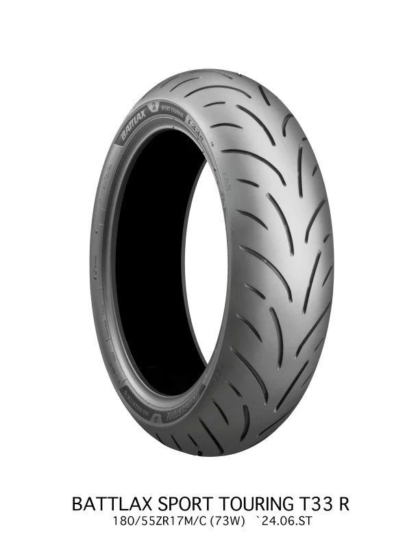 Bridgestone  Battlax Sport Touring T33R Tire - 170/60ZR17 M/C 72W TL Rear