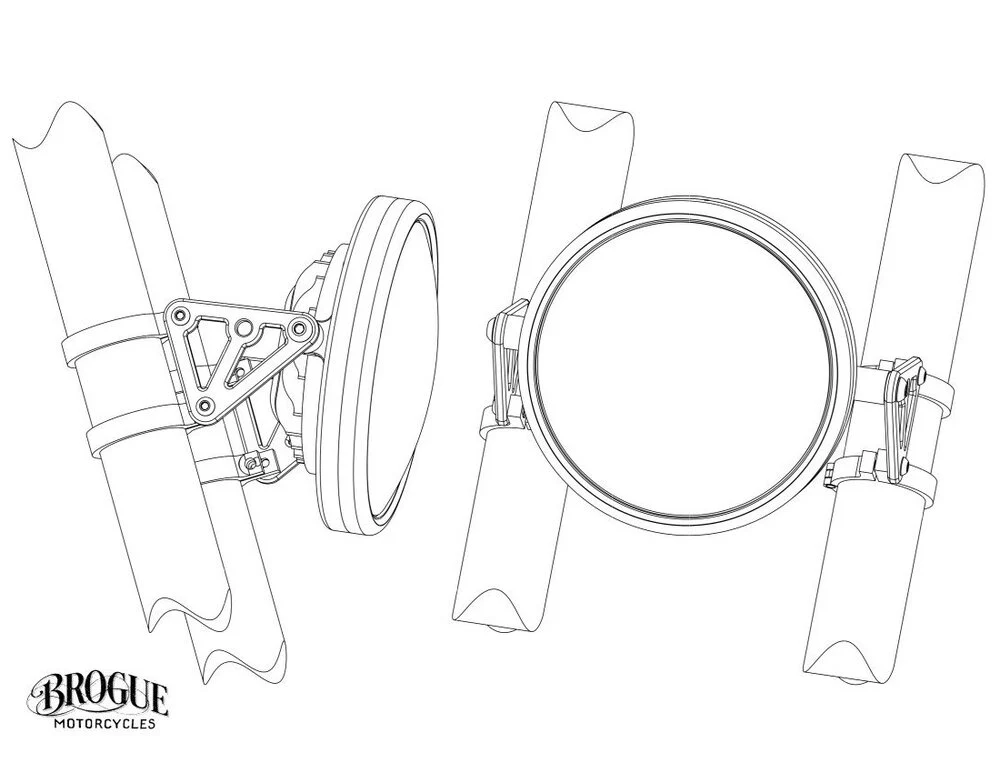 XSR700 - Brogue Collective - 7" LED Naked Headlight Kit 2022-2025 - Image 18