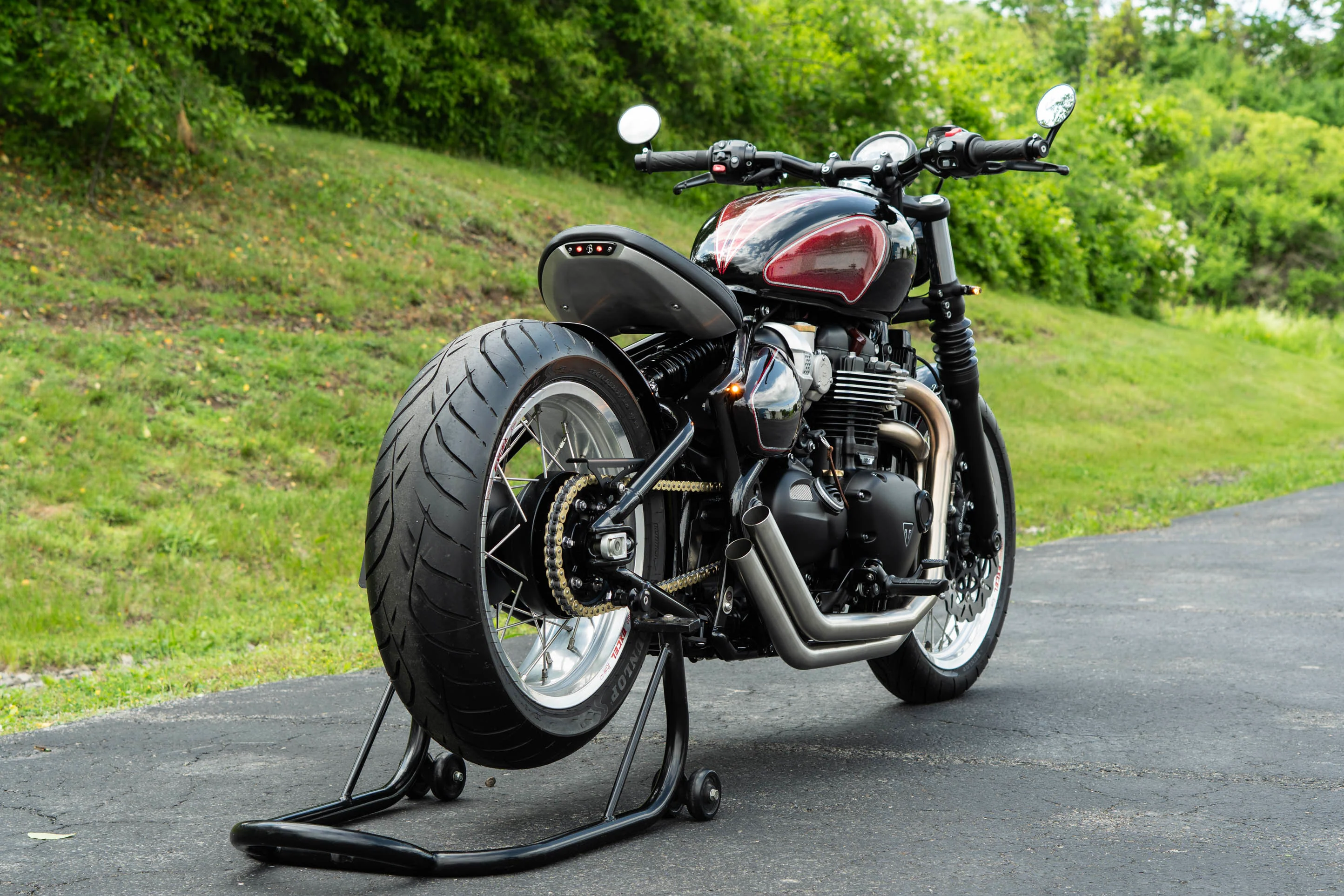 Triumph Bar End Finishers & Mirror Kits - Slim-Line - 1” Handlebar Triumph Models – Bobber, Speedmaster, T100 & T120 - Image 17
