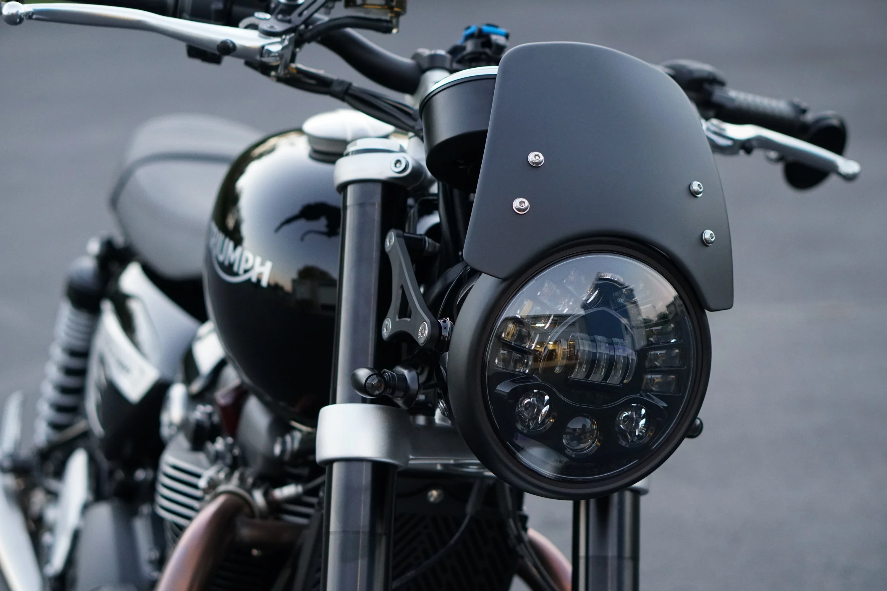 Triumph Speed Twin 1200 Machined Headlight Bracket Kit - 2021-2024 - Image 6