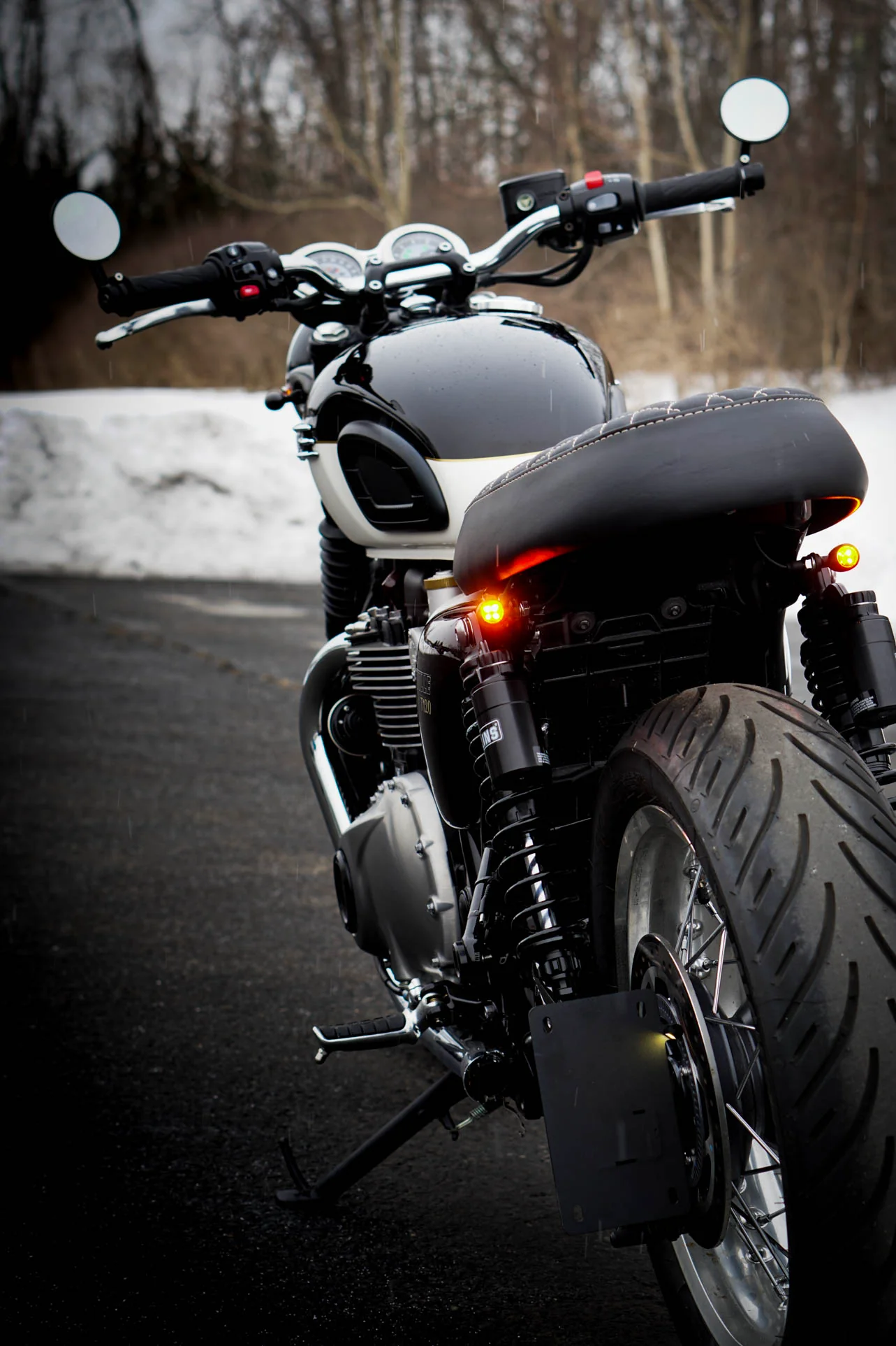 Fender Eliminator + Side Axle Mount License Plate Complete Kit – Triumph T100 & T120, Street Twin, Street Scrambler, Speed Twin 900 - Image 7