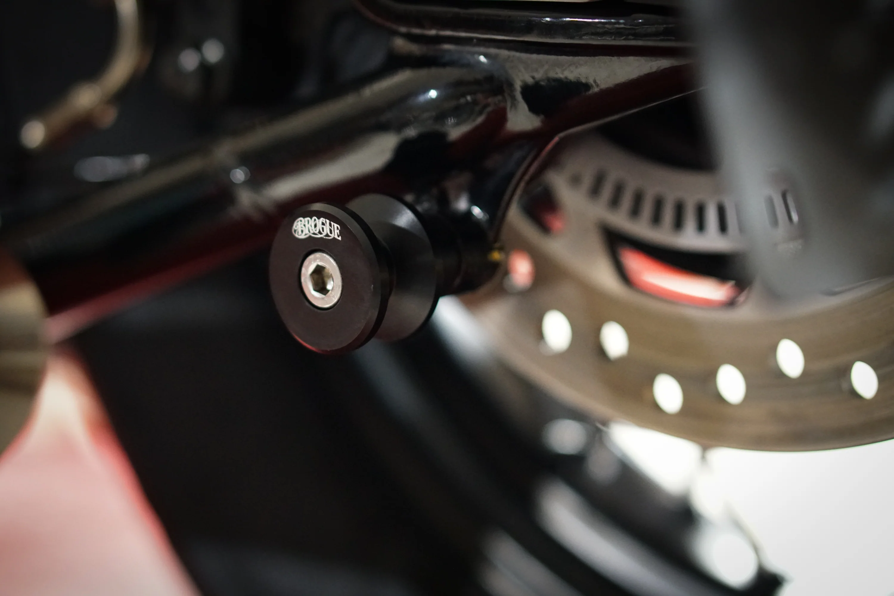 Swingarm Paddock Stand Bobbin Spools - M8 Thread - Brogue Moto - Universal - Image 5