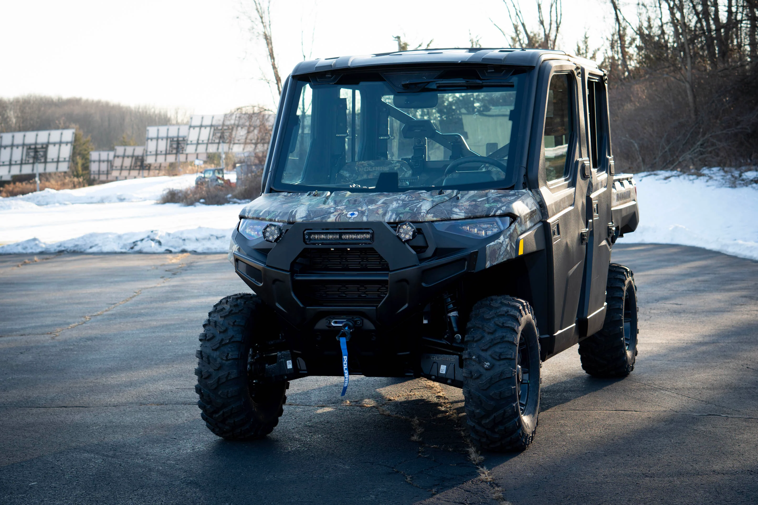 Polaris Ranger XP 1000 (2025+) Upper Bumper Guard with Integrated LED Light Bar and Side Lighting System - Brogue UTV - Image 3