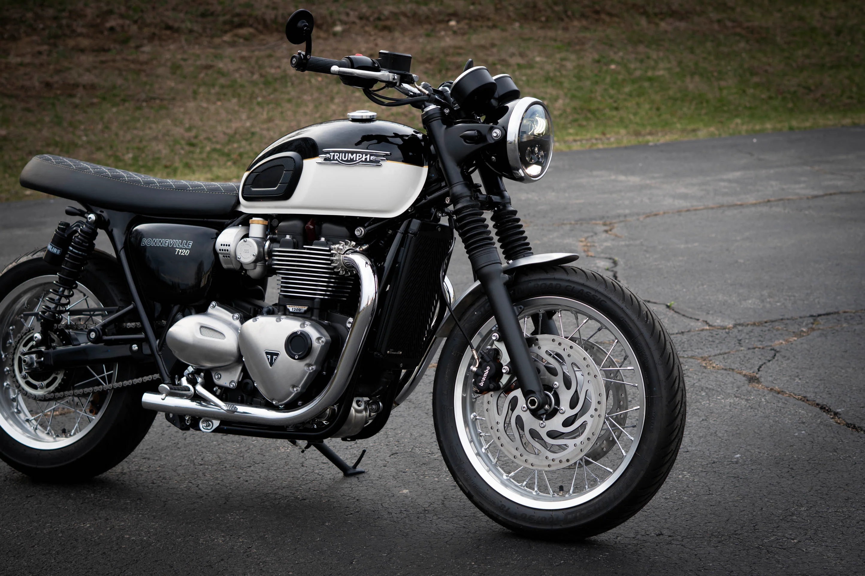 Short Aluminum Front Fender for Triumph Bonneville | 2016+ T100, T120, Street Twin, Street Scrambler - Image 4
