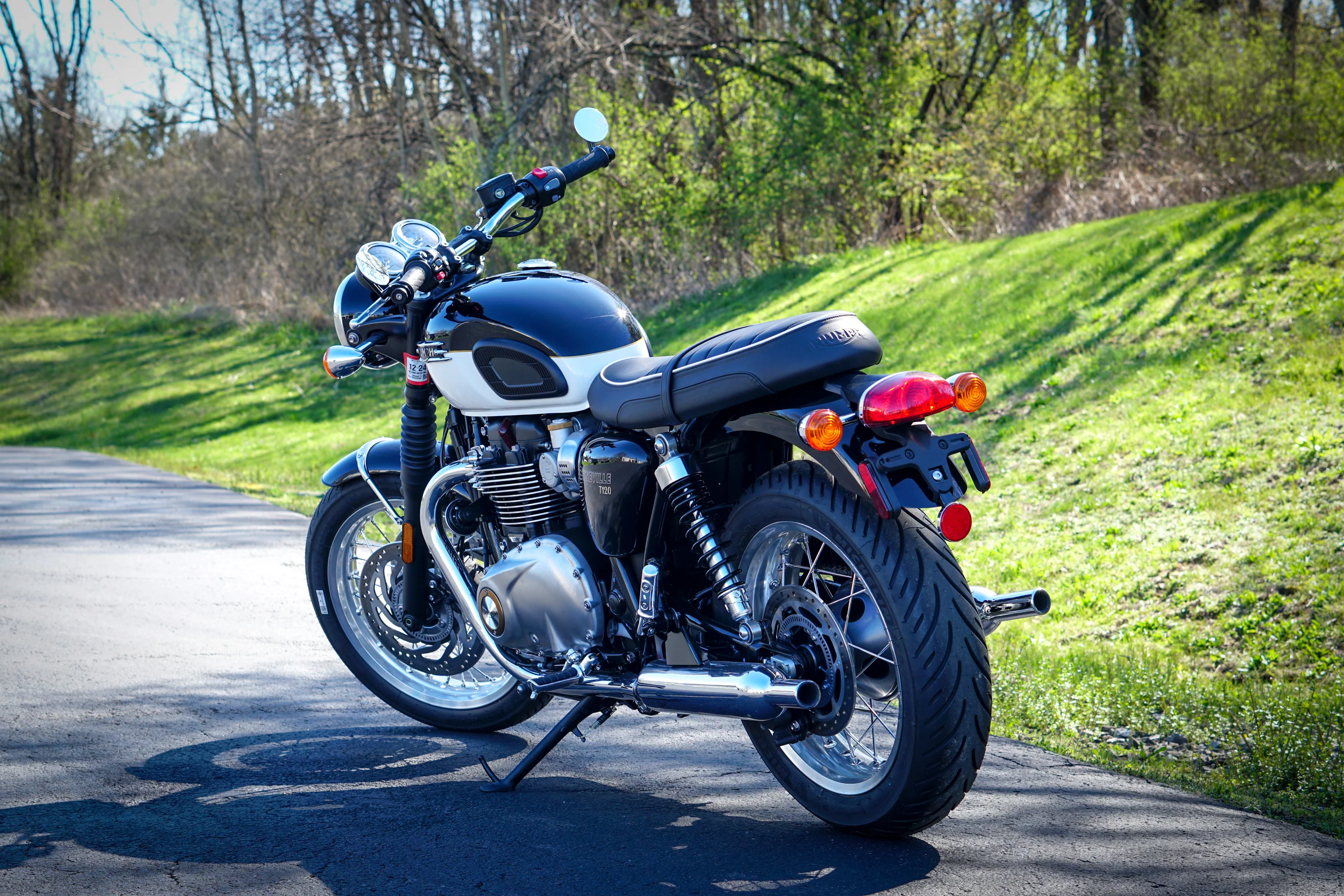 Triumph Bar End Finishers & Mirror Kits - Slim-Line - 1” Handlebar Triumph Models – Bobber, Speedmaster, T100 & T120 - Image 9