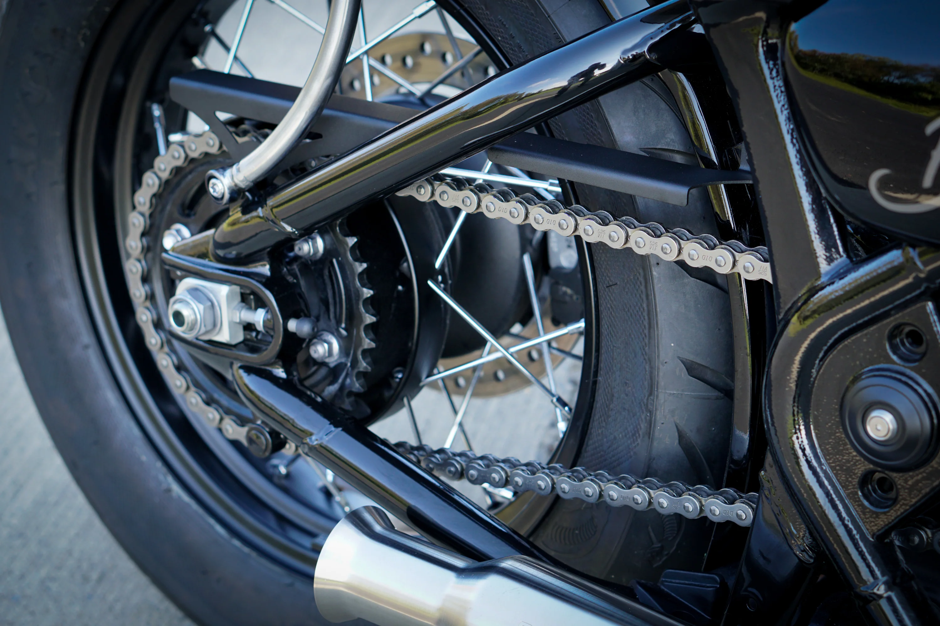 Triumph Bobber Chain Guard - 2017+ - Brogue Moto - Image 4