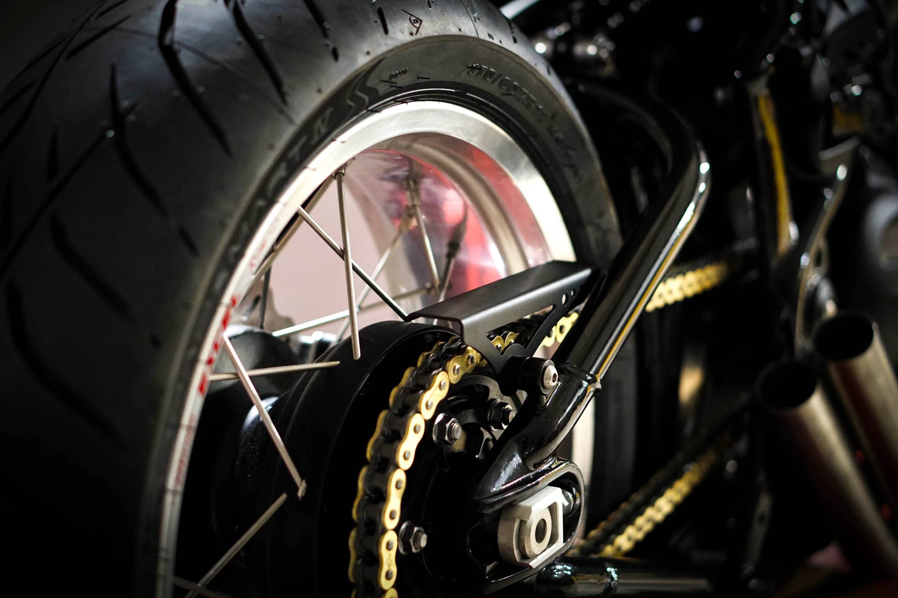 Triumph Bobber Short Chain Guard - 2017+ - Brogue Moto - Image 2