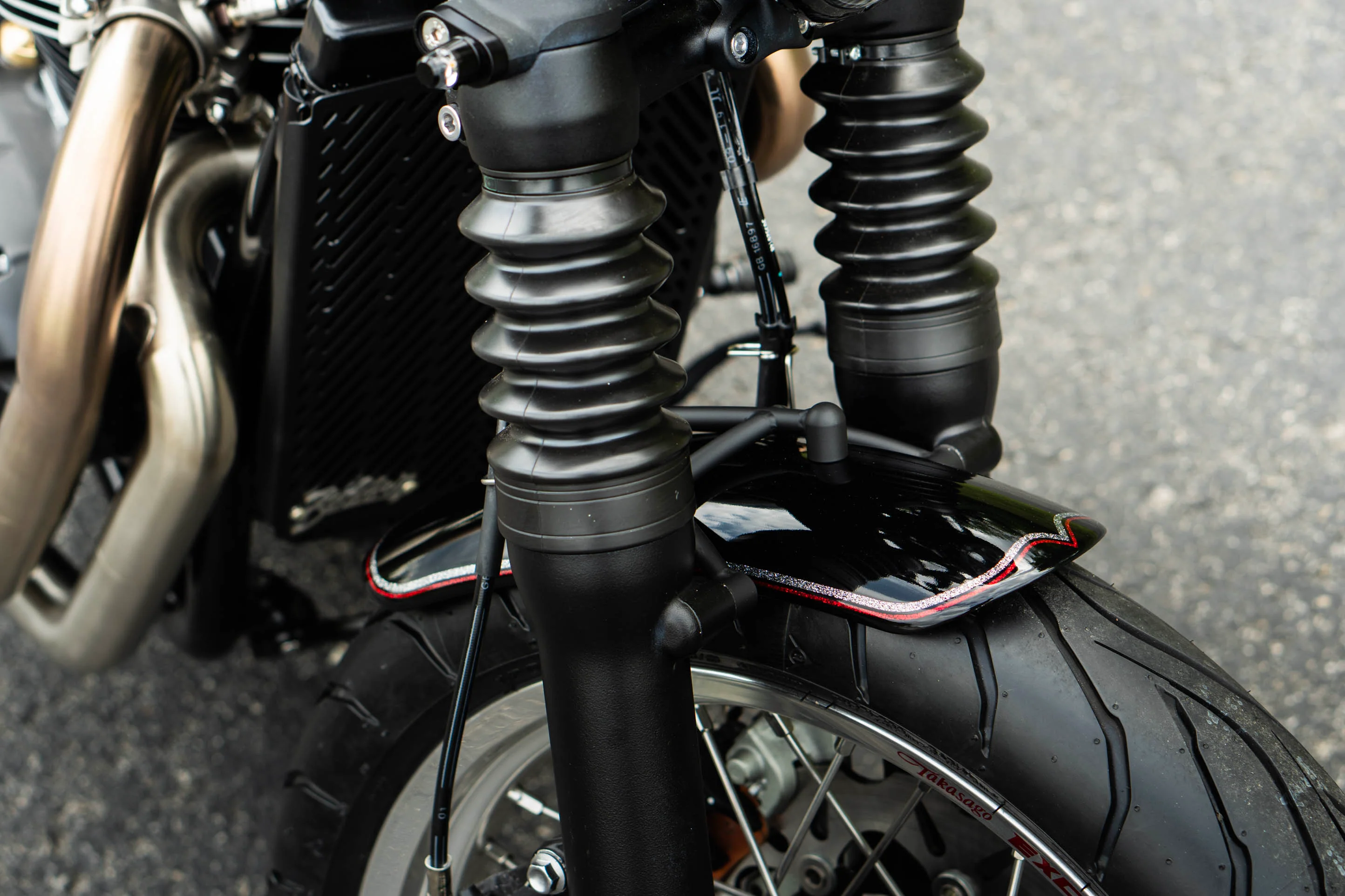 Triumph Bobber Custom Excel Wide Wheel - Spoke and Rim Kits - Brogue Moto - Image 12