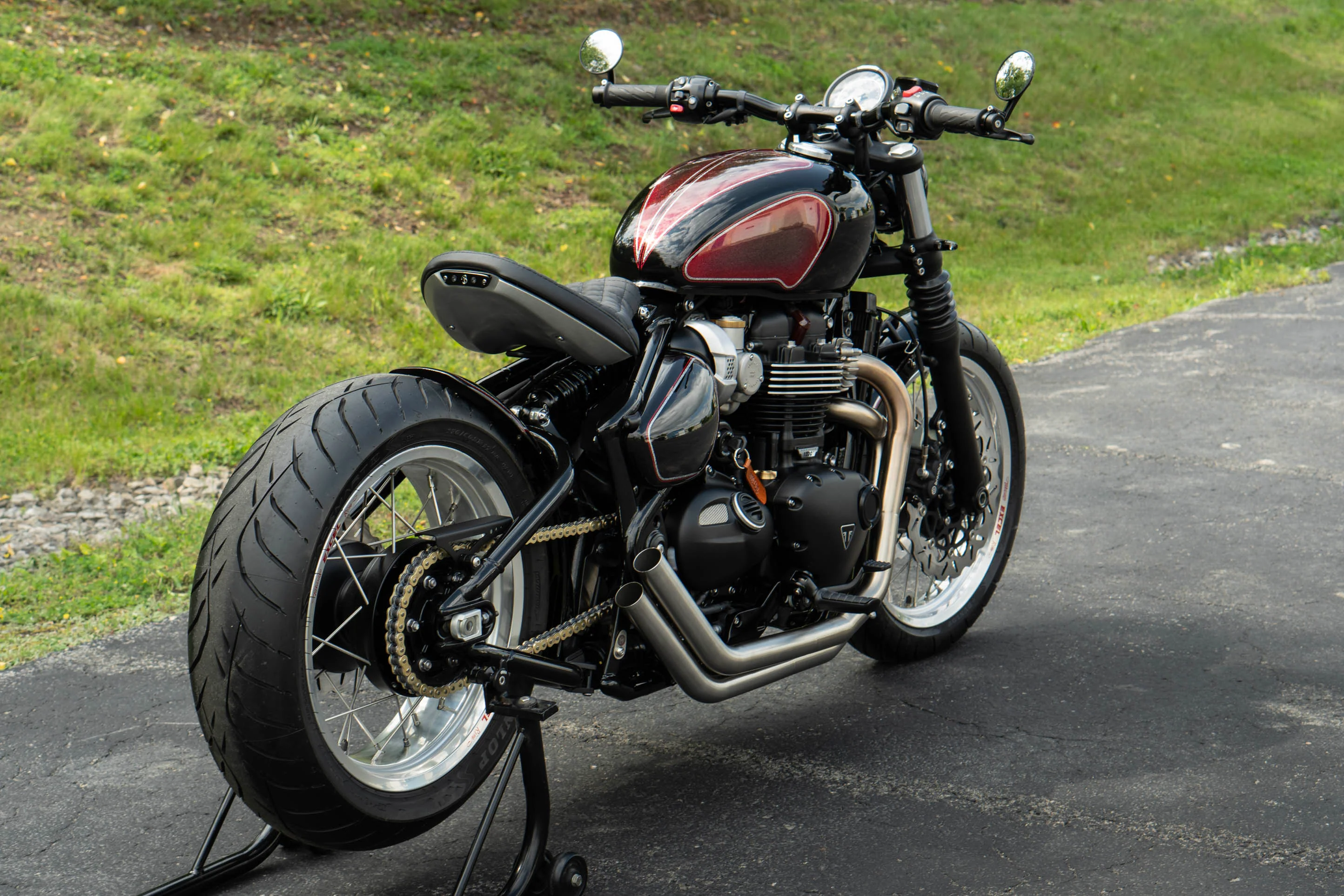 Triumph Bobber Custom Excel Wide Wheel - Spoke and Rim Kits - Brogue Moto - Image 18