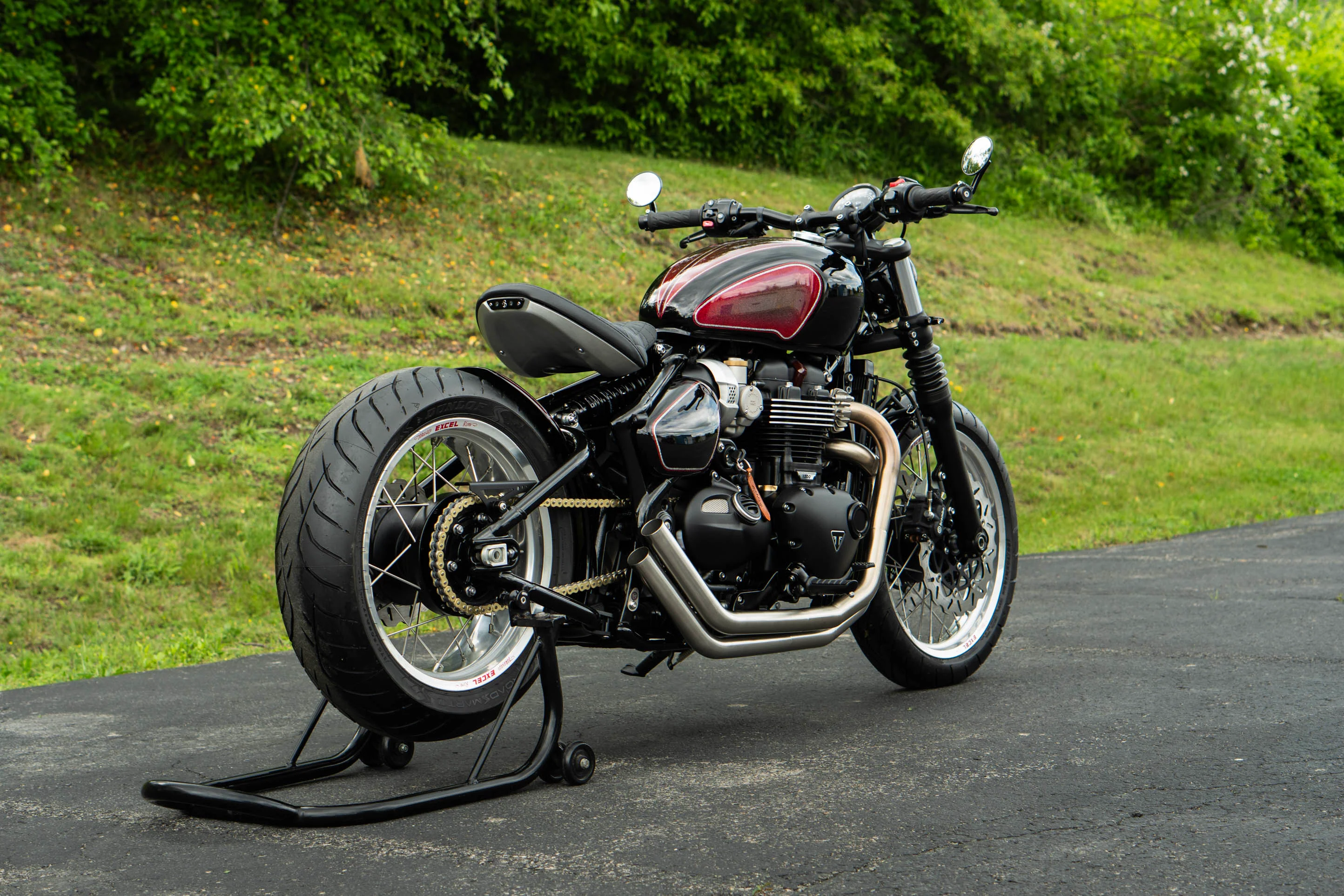Triumph Bobber Custom Excel Wide Wheel - Spoke and Rim Kits - Brogue Moto - Image 2