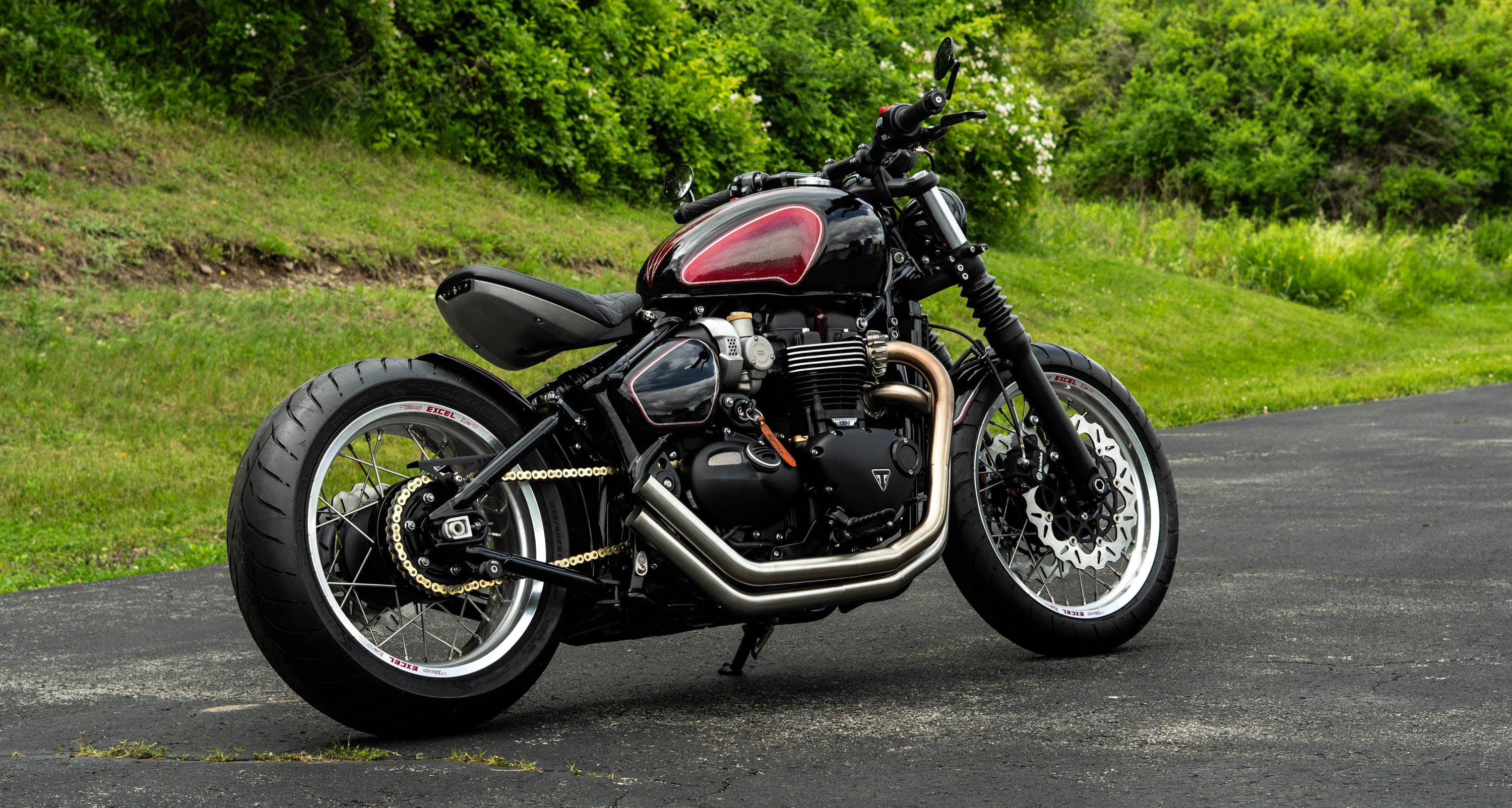 Triumph Bobber Custom Excel Wide Wheel - Spoke and Rim Kits - Brogue Moto - Image 21