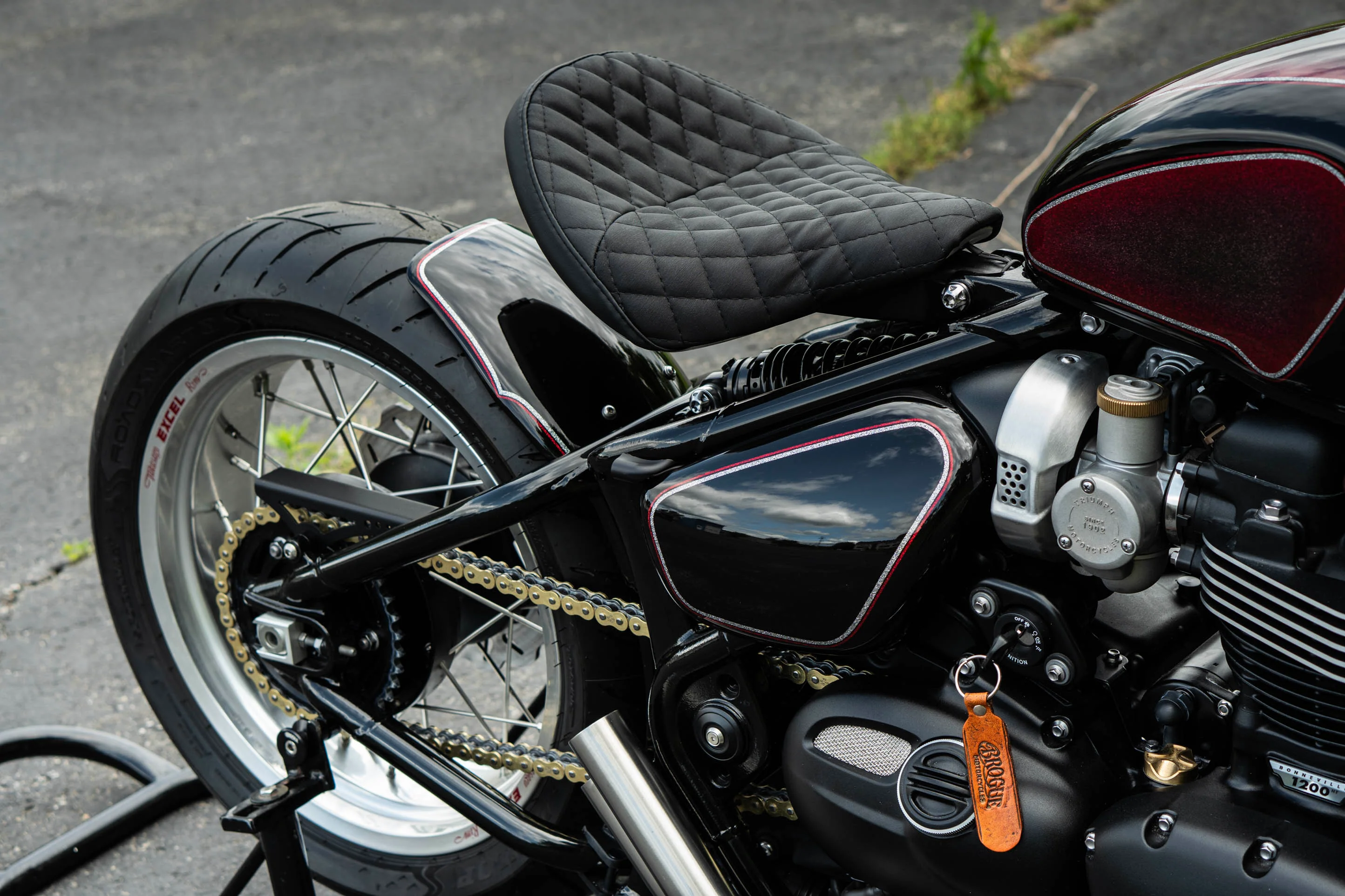 Triumph Bobber Custom Excel Wide Wheel - Spoke and Rim Kits - Brogue Moto - Image 24
