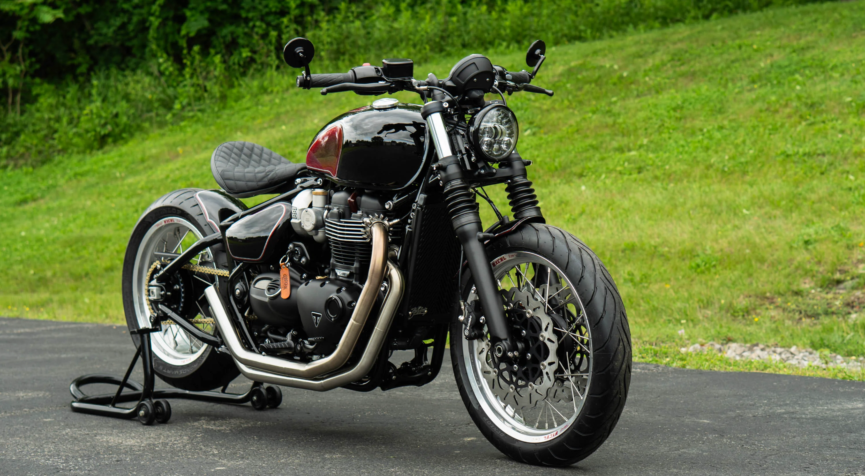 Triumph Bobber Custom Excel Wide Wheel - Spoke and Rim Kits - Brogue Moto - Image 27