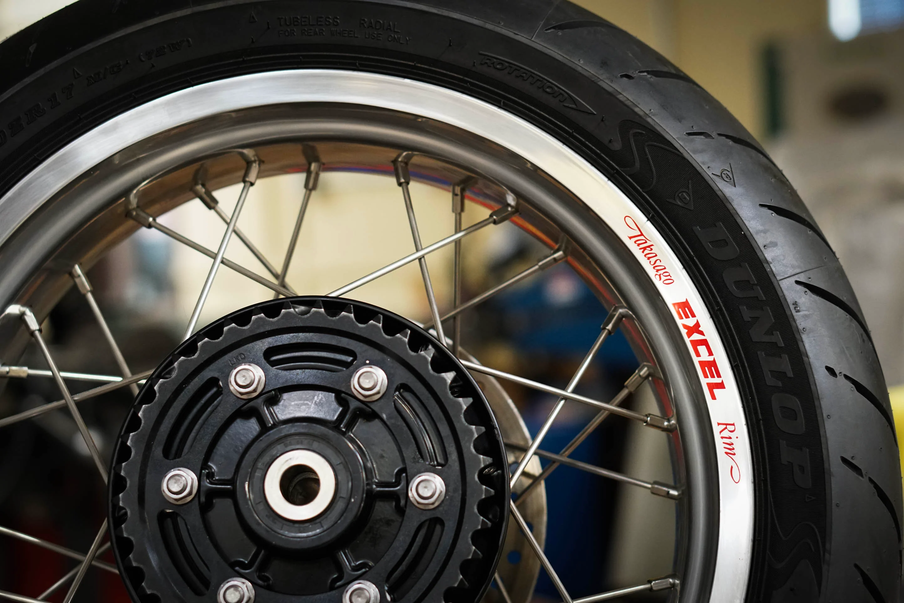 Triumph Bobber Custom Excel Wide Wheel - Spoke and Rim Kits - Brogue Moto - Image 32