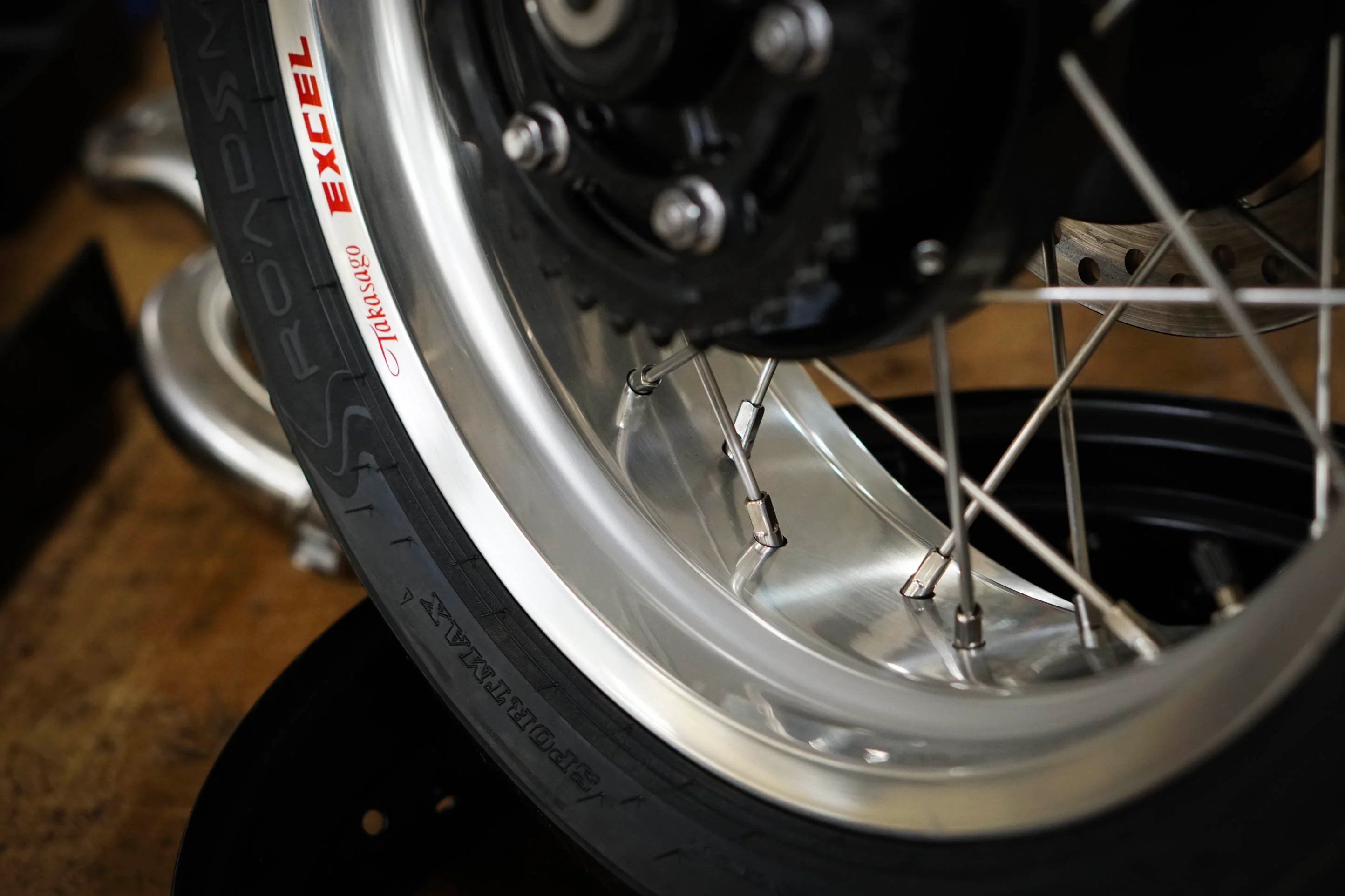 Triumph Bobber Custom Excel Wide Wheel - Spoke and Rim Kits - Brogue Moto - Image 33