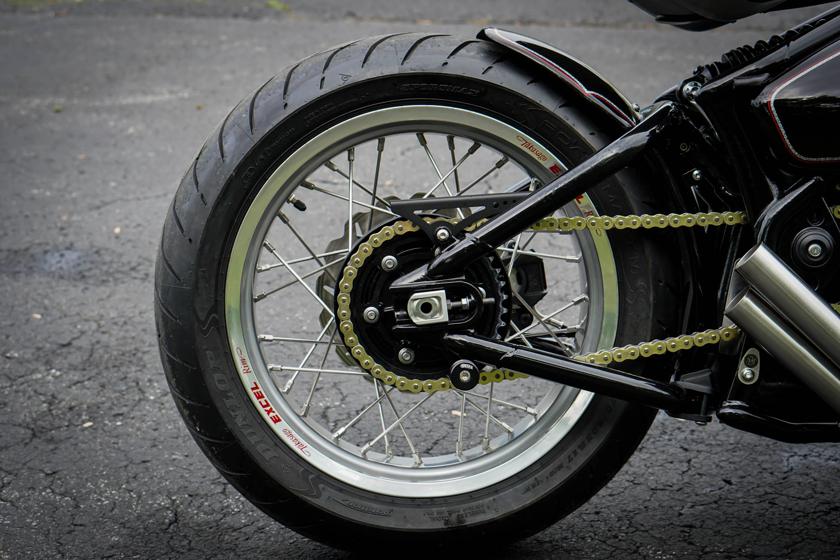 Triumph Bobber Custom Excel Wide Wheel - Spoke and Rim Kits - Brogue Moto - Image 4