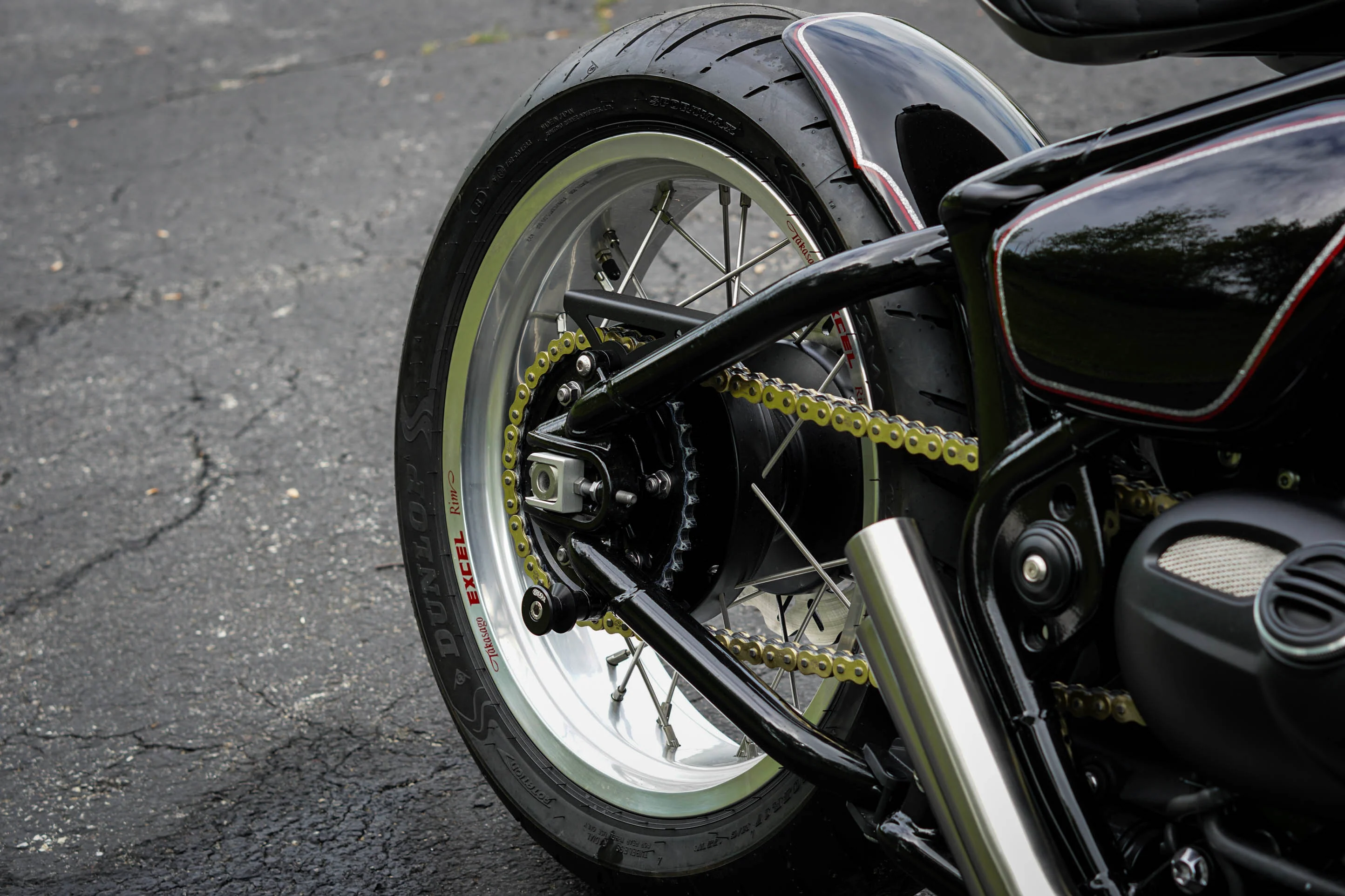 Triumph Bobber Custom Excel Wide Wheel - Spoke and Rim Kits - Brogue Moto - Image 5