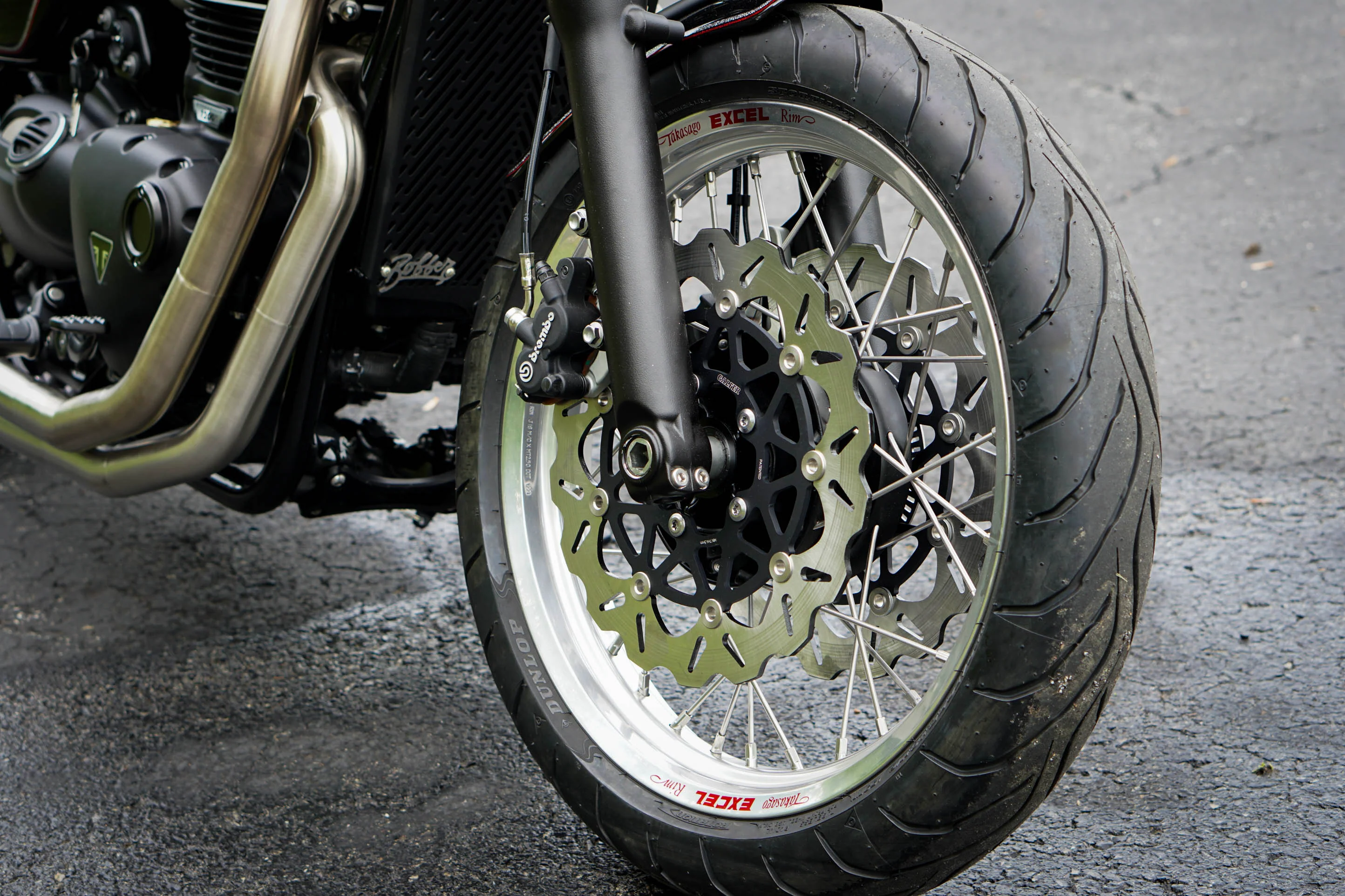 Triumph Bobber Custom Excel Wide Wheel - Spoke and Rim Kits - Brogue Moto - Image 6