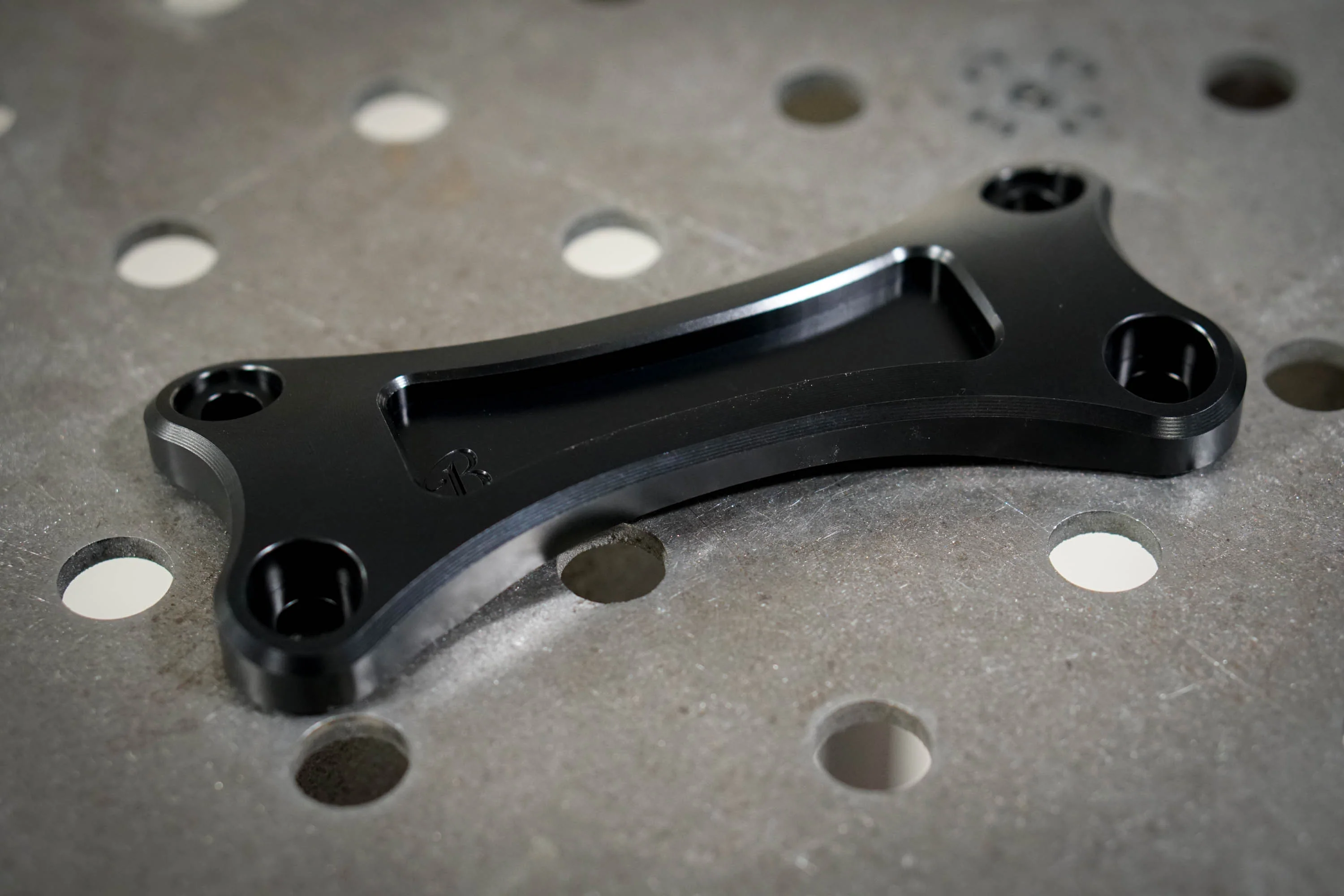Triumph Bobber Machined Frame Cradle Brace Stiffener - Brogue Moto - Image 10