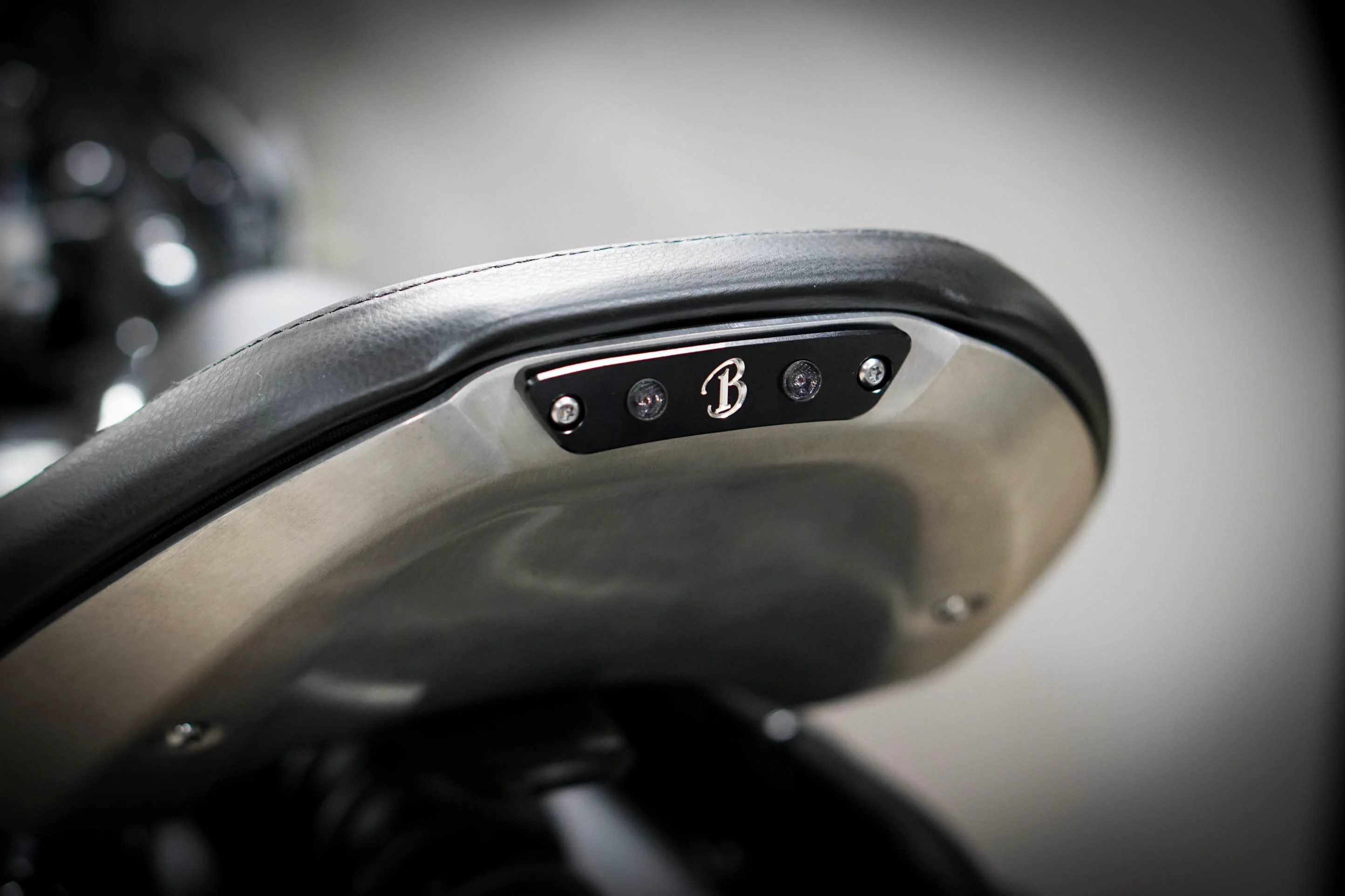 Triumph Bobber Machined Rear Seat Brake Kit - Kellermann Atto Integral LED's - Image 4