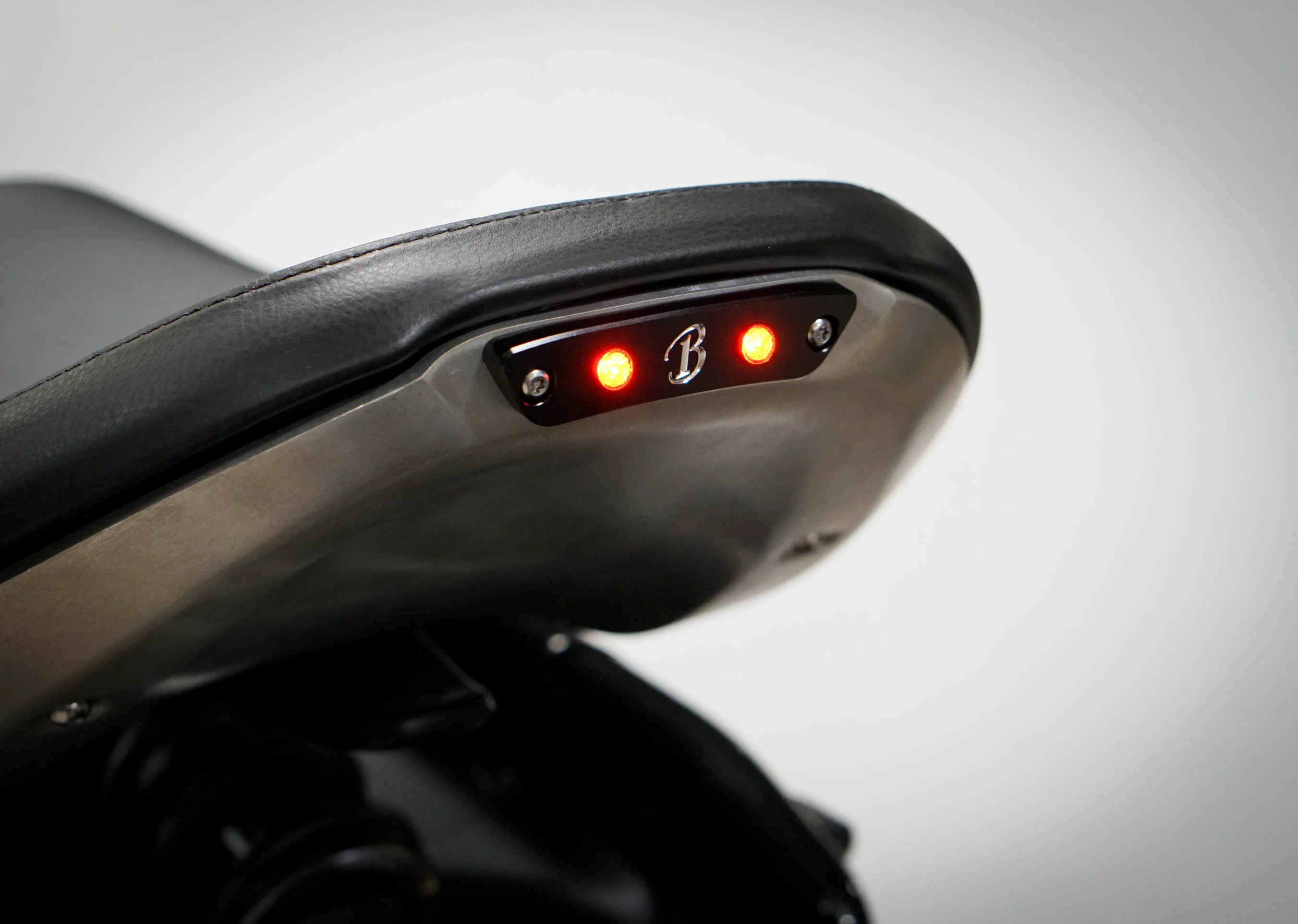 Triumph Bobber Machined Rear Seat Brake Kit - Kellermann Atto Integral LED's - Image 5