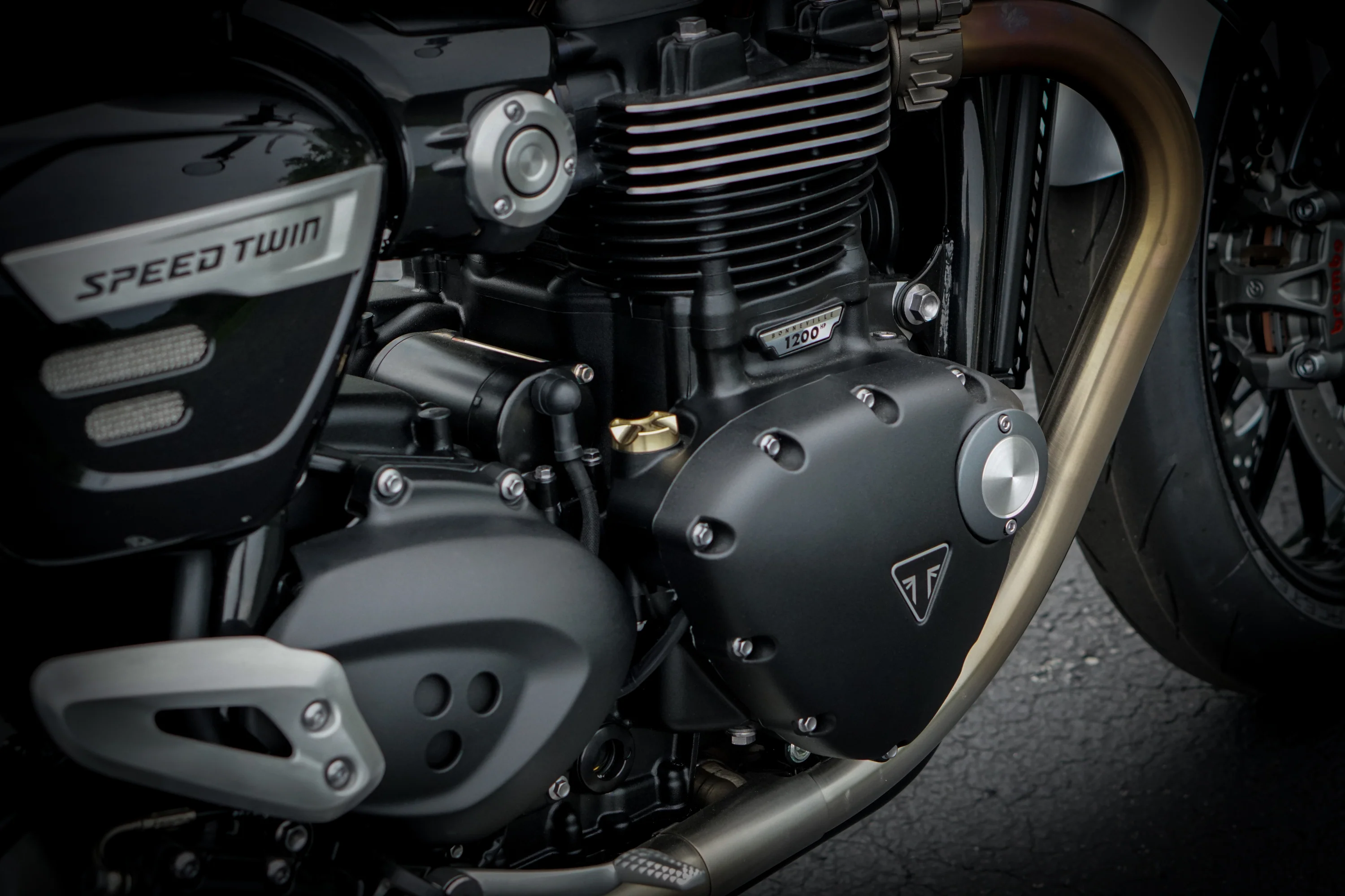 Triumph Machined Brass Oil Filler Cap - Brogue Moto - Image 6