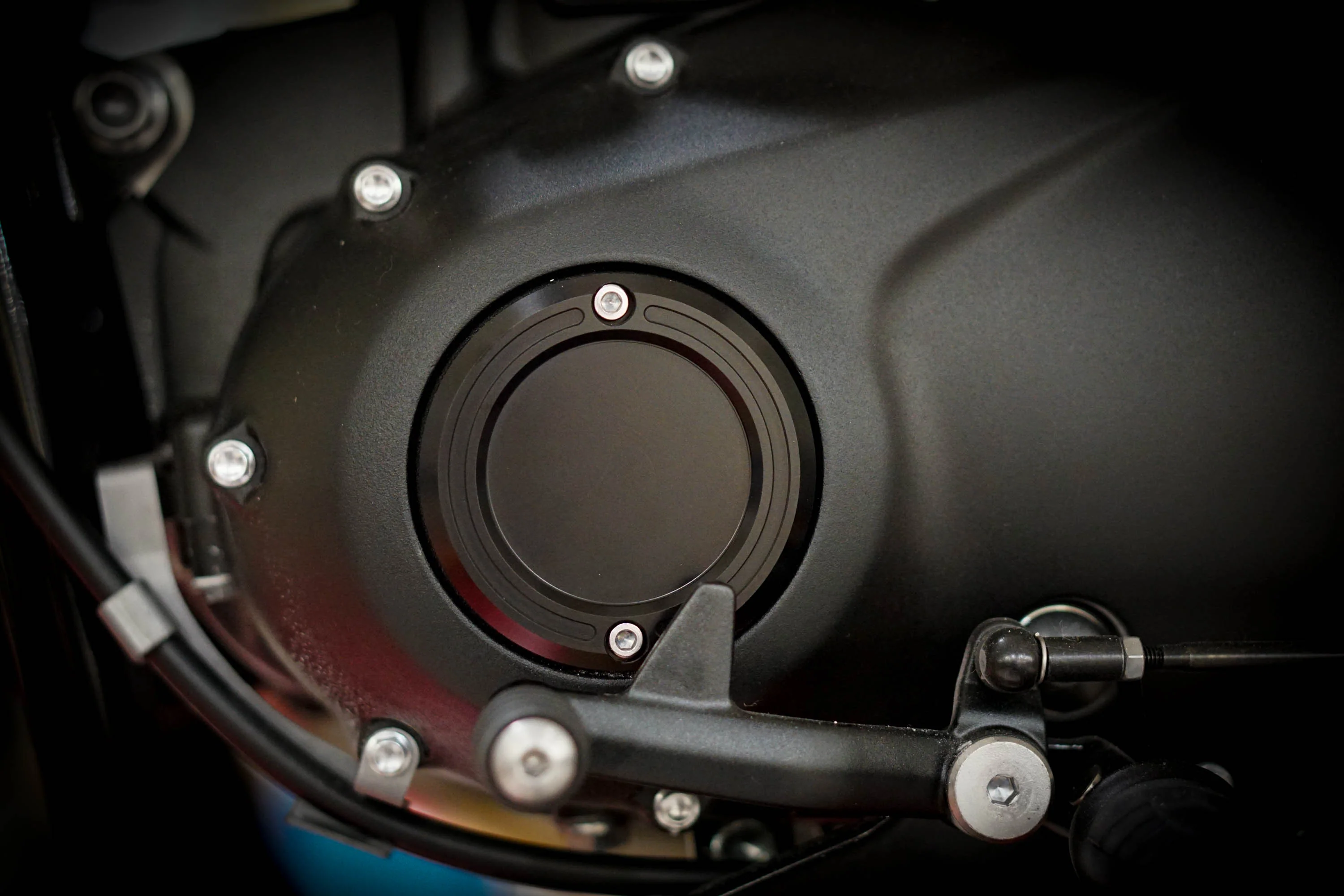 Triumph Machined Clutch Cover - Left Hand Cover - Brogue Moto - Image 7
