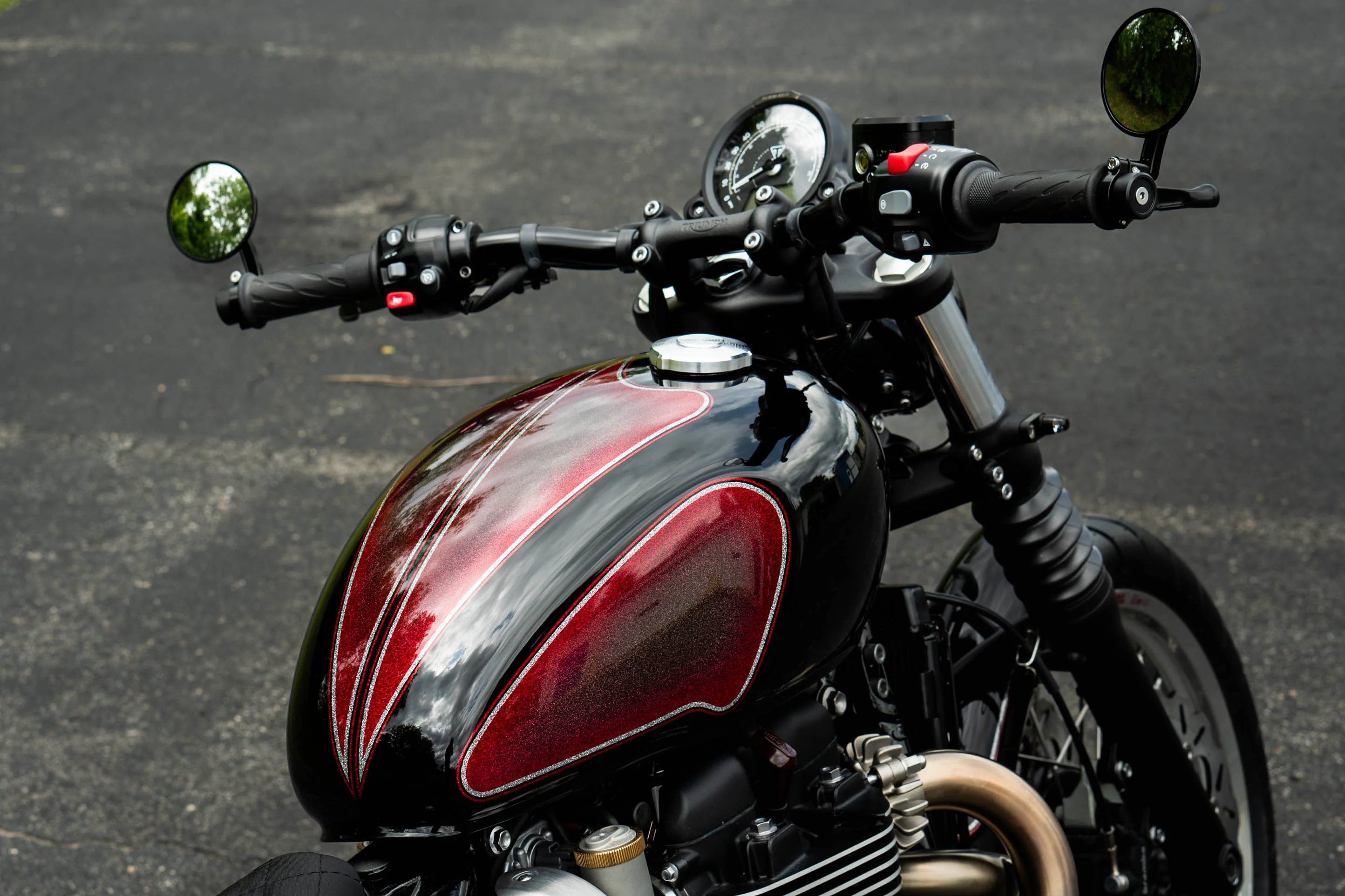 Triumph Locking Machined Low Profile Gas Cap - Brogue Moto - Image 11