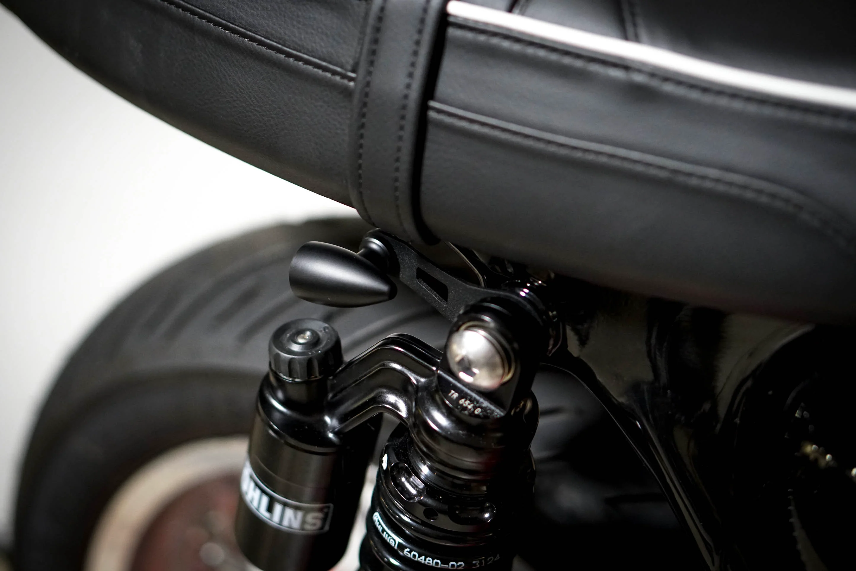 Triumph Rear Shock Mount Turn Signal Brackets (bent & straight) - Brogue Moto