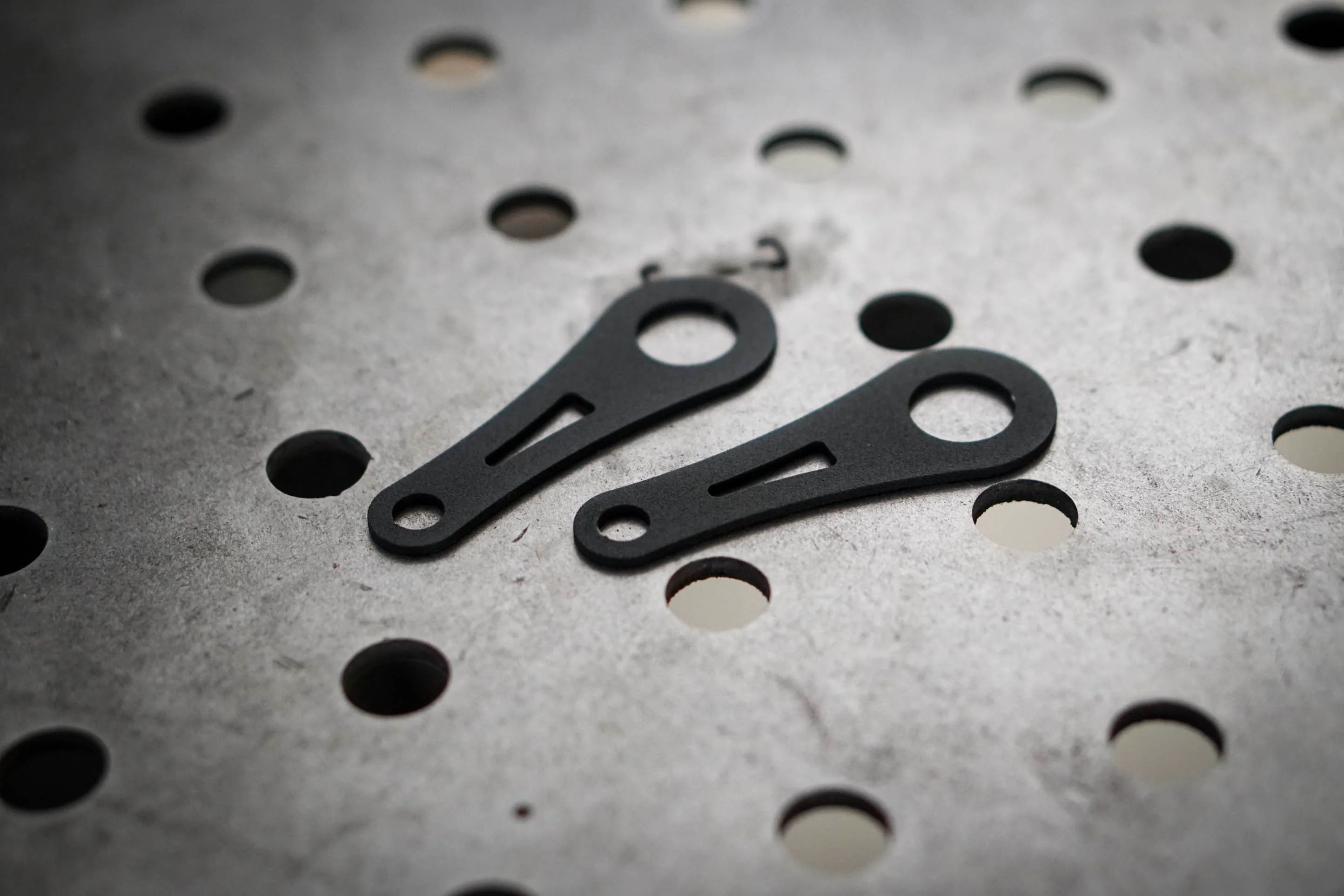 Triumph Rear Shock Mount Turn Signal Brackets (bent & straight) - Brogue Moto - Image 7