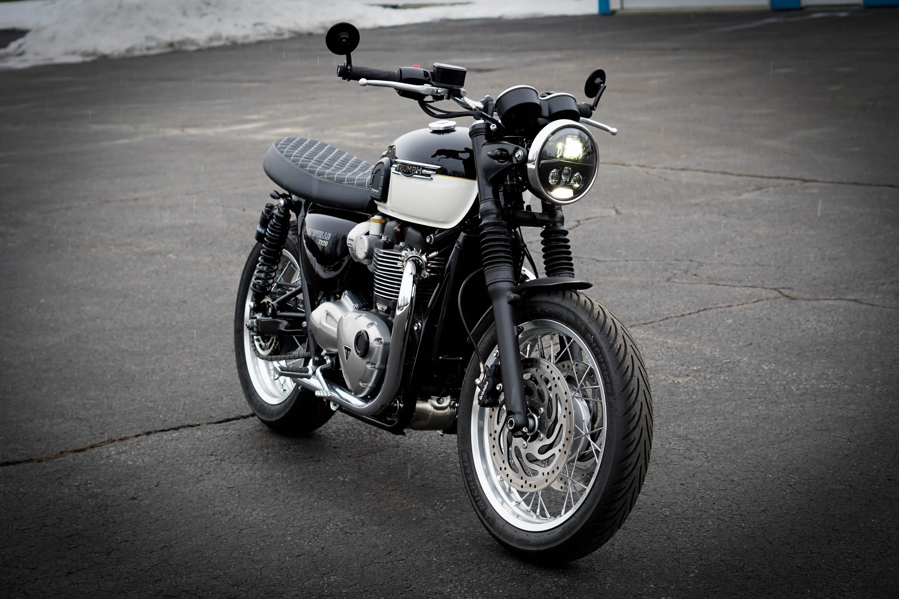 Triumph Bar End Finishers & Mirror Kits - Slim-Line - 1” Handlebar Triumph Models – Bobber, Speedmaster, T100 & T120 - Image 6