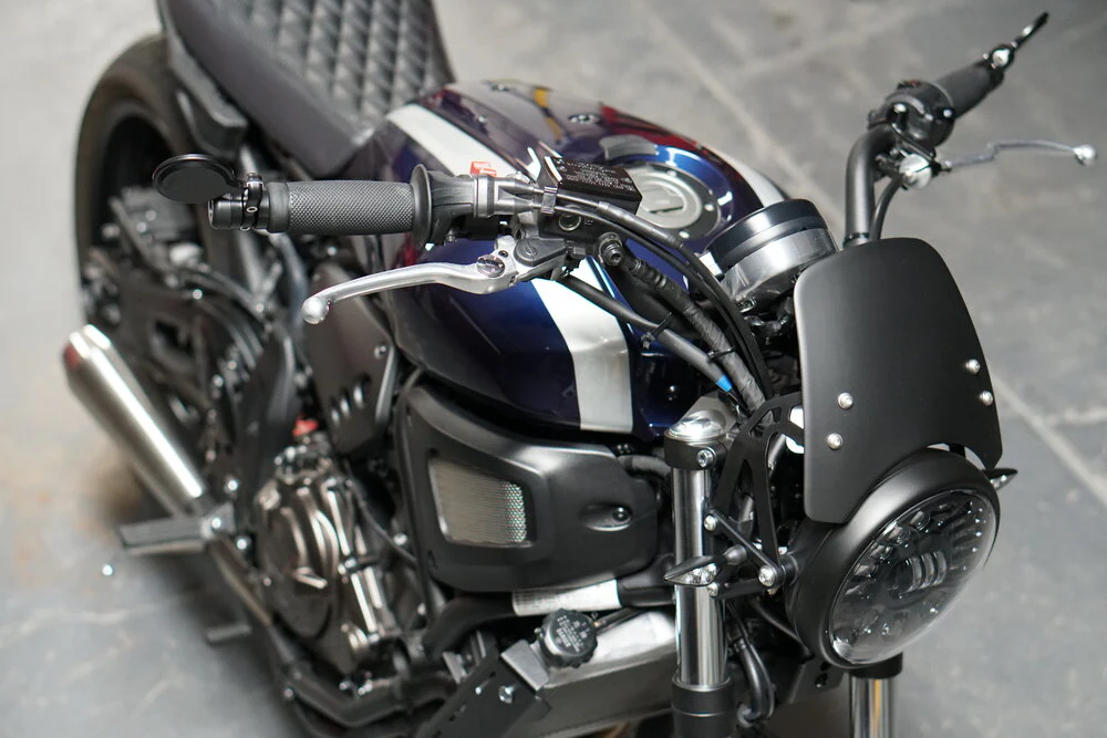 XSR700 7" LED Shallow Bucket Headlight Kit 2022-2025 - Image 5